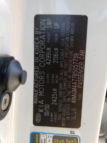 Photo 10 from auction – 2011 KIA OPTIMA LX with VIN KNAGM4A77B5057739