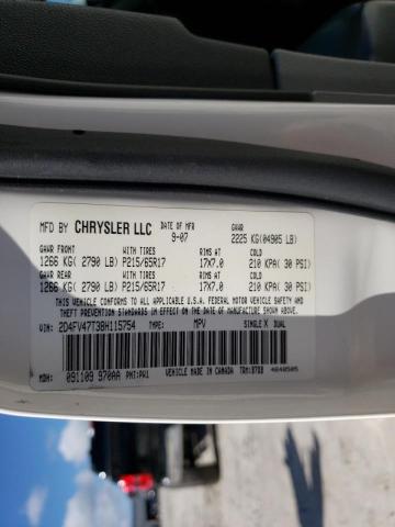 Photo 10 from auction – 2008 DODGE MAGNUM with VIN 2D4FV47T38H115754