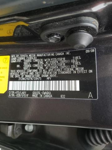 Photo 10 from auction – 2009 LEXUS RX 350 with VIN 2T2HK31U79C128475
