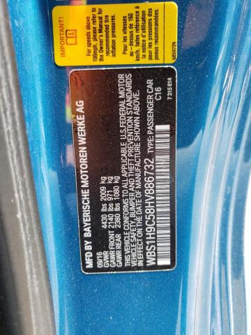 Photo 10 from auction – 2017 BMW M2 with VIN WBS1H9C58HV886732