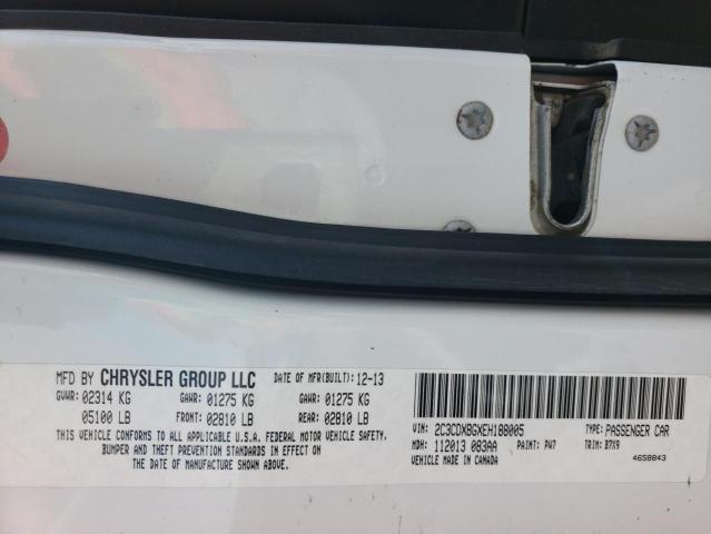 Photo 10 from auction – 2014 DODGE CHARGER SE with VIN 2C3CDXBGXEH188005