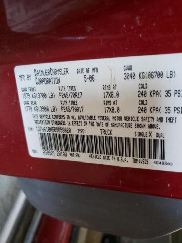 Photo 10 from auction – 2006 DODGE RAM 1500 S with VIN 1D7HA18N56S658020