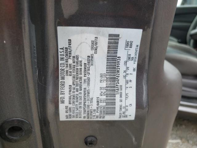 Photo 10 from auction – 2002 FORD FOCUS SE with VIN 1FAFP34P82W290928