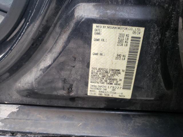 Photo 10 from auction – 2015 NISSAN ALTIMA 2.5 with VIN 1N4AL3AP2FC179227