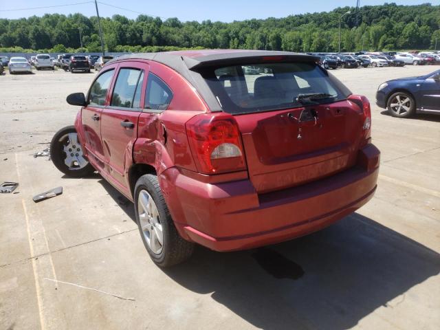 Photo 3 from auction – 2007 DODGE CALIBER SX with VIN 1B3HB48B17D545283