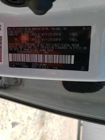 Photo 10 from auction – 2021 TOYOTA HIGHLANDER with VIN 5TDHZRAH7MS531555
