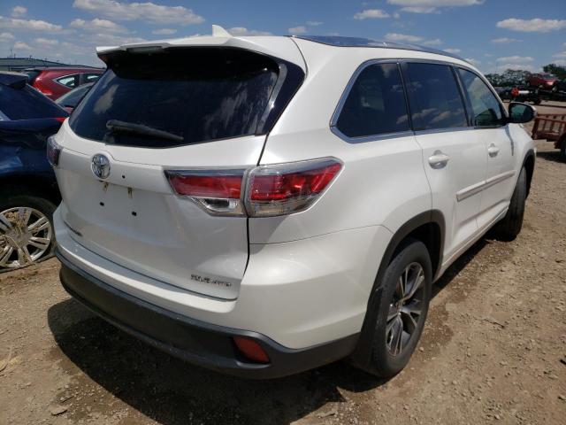Photo 4 from auction – 2016 TOYOTA HIGHLANDER with VIN 5TDJKRFH9GS324653