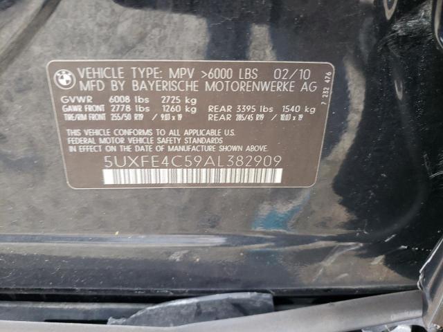 Photo 10 from auction – 2010 BMW X5 XDRIVE3 with VIN 5UXFE4C59AL382909