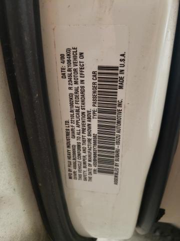 Photo 10 from auction – 2000 SUBARU LEGACY OUT with VIN 4S3BH6863Y7666592