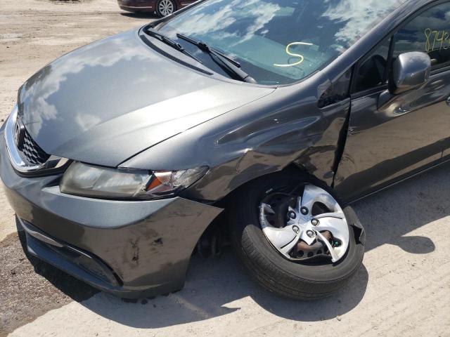 Photo 9 from auction – 2013 HONDA CIVIC LX with VIN 2HGFB2F50DH534699