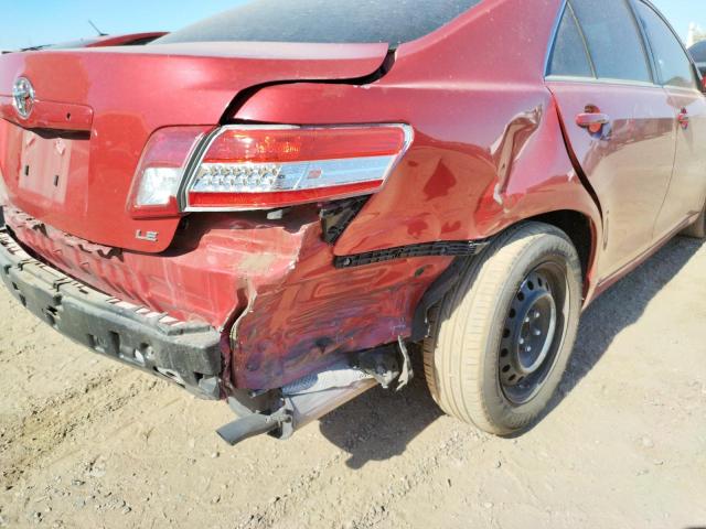 Photo 9 from auction – 2010 TOYOTA CAMRY BASE with VIN 4T4BF3EK6AR061657