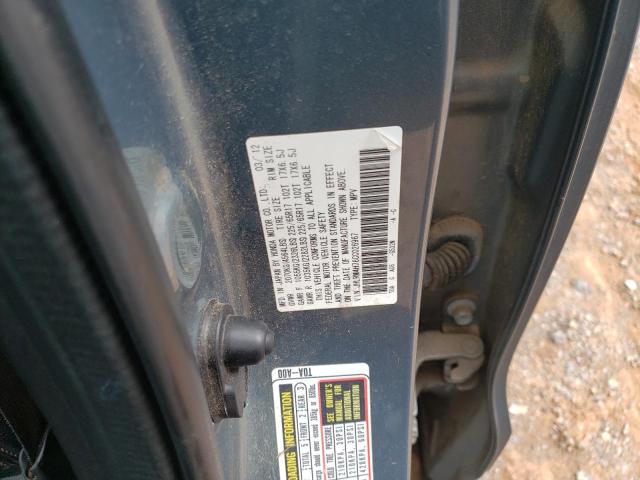 Photo 10 from auction – 2012 HONDA CR-V EXL with VIN JHLRM4H76CC026967
