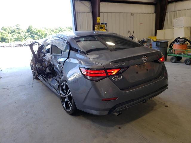 Photo 3 from auction – 2020 NISSAN SENTRA SR with VIN 3N1AB8DVXLY260888