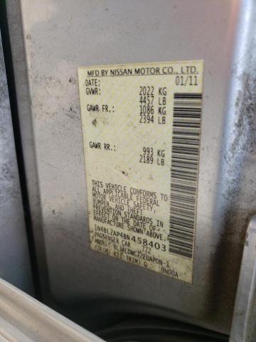 Foto 10 de la subasta – 2011 NISSAN ALTIMA SR con VIN 1N4BL2AP4BN458403