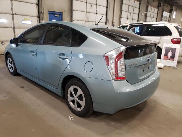Photo 3 from auction – 2013 TOYOTA PRIUS with VIN JTDKN3DUXD1692244