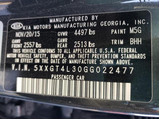 Photo 10 from auction – 2016 KIA OPTIMA LX with VIN 5XXGT4L30GG022477