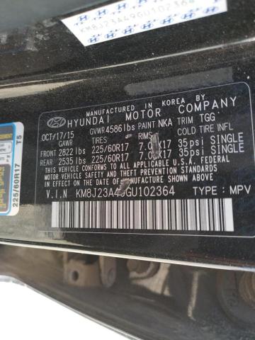 Photo 10 from auction – 2016 HYUNDAI TUCSON SE with VIN KM8J23A49GU102364