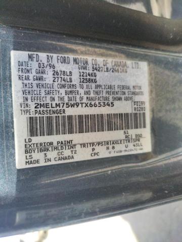 Photo 10 from auction – 1996 MERCURY GRAND MARQ with VIN 2MELM75W9TX665345