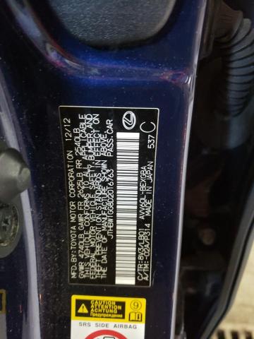 Photo 10 from auction – 2013 LEXUS ES 300H with VIN JTHBW1GG8D2016763