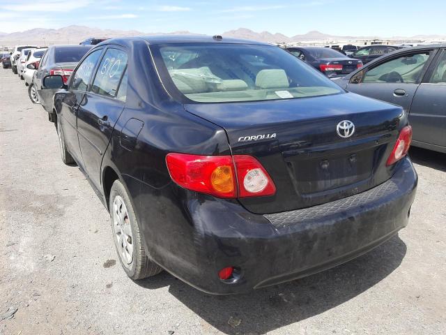 Photo 3 from auction – 2009 TOYOTA COROLLA BA with VIN JTDBL40E89J054141