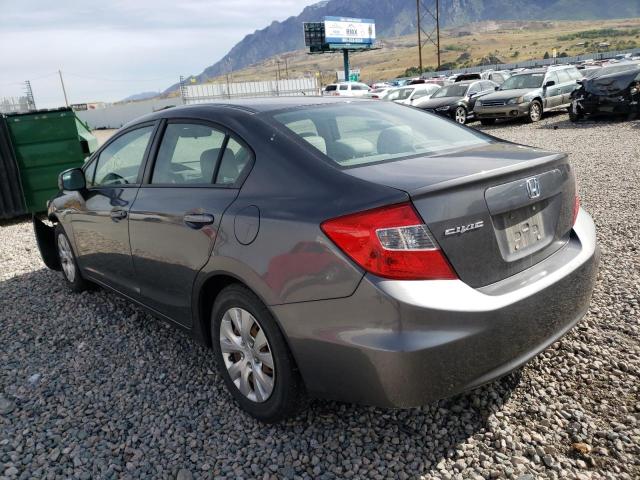 Photo 3 from auction – 2012 HONDA CIVIC LX with VIN 2HGFB2F54CH590384
