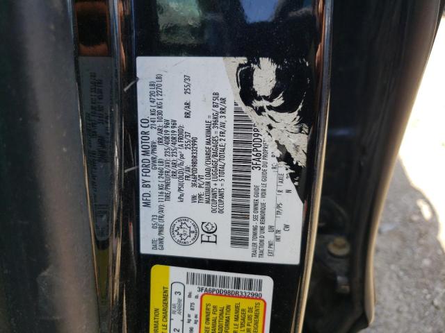 Photo 10 from auction – 2013 FORD FUSION TIT with VIN 3FA6P0D98DR332990