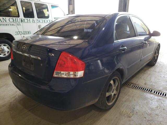 Photo 4 from auction – 2008 KIA SPECTRA EX with VIN KNAFE121685565937
