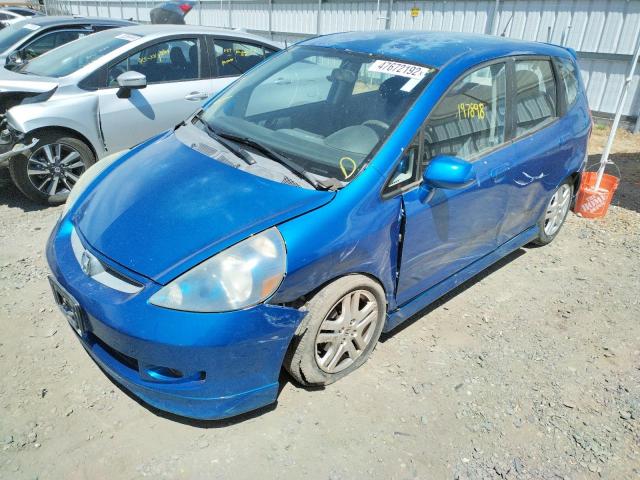 Photo 2 from auction – 2007 HONDA FIT S with VIN JHMGD37687S028009