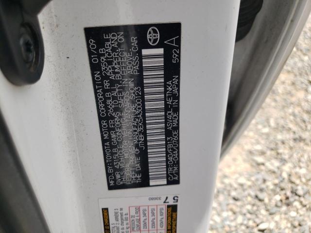 Photo 10 from auction – 2010 TOYOTA CAMRY BASE with VIN JTNBF3EK5A3000123