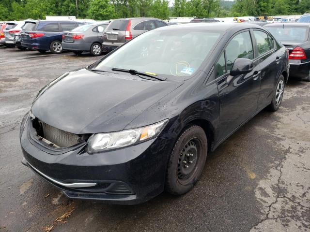 Photo 2 from auction – 2013 HONDA CIVIC LX with VIN 19XFB2F57DE217464