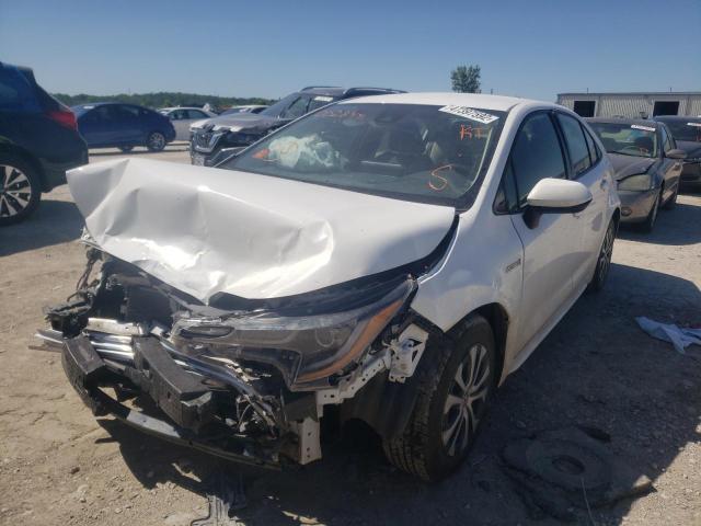 Photo 2 from auction – 2021 TOYOTA COROLLA LE with VIN JTDEAMDE5MJ002844