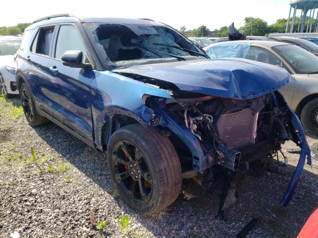 FORD EXPLORER S 2020 with VIN 1FM5K8GC9LGA07485 - Photo from auction