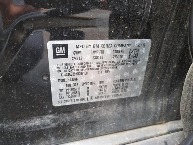 Photo 10 from auction – 2019 BUICK ENCORE PRE with VIN KL4CJASB9KB702138
