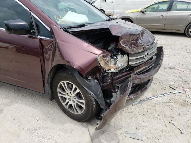 Photo 9 from auction – 2012 HONDA ODYSSEY EX with VIN 5FNRL5H40CB061762