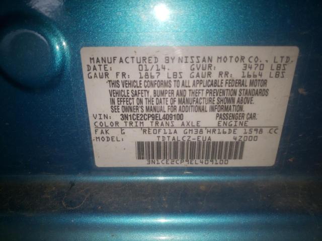 Photo 10 from auction – 2014 NISSAN VERSA NOTE with VIN 3N1CE2CP9EL409100