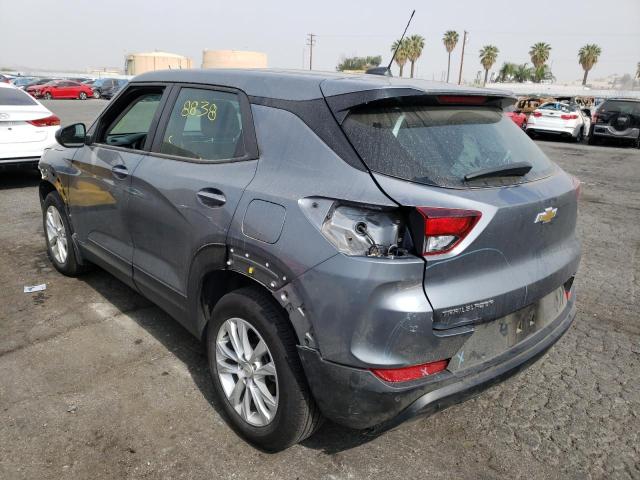 Photo 3 from auction – 2021 CHEVROLET TRAILBLAZE with VIN KL79MMS27MB176245
