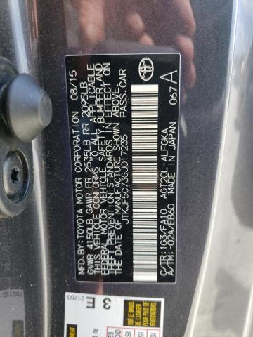 Photo 10 from auction – 2016 TOYOTA SCION TC with VIN JTKJF5C73GJ017235