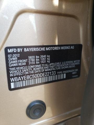 Photo 10 from auction – 2013 BMW ALPINA B7 with VIN WBAYE8C50DDE22133