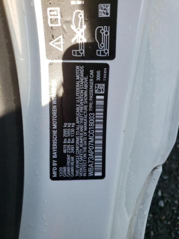 Photo 10 from auction – 2021 BMW 430XI with VIN WBA73AP07MCG18003