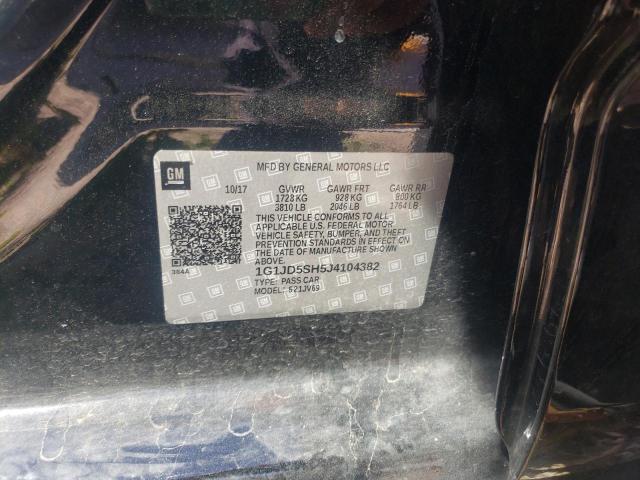 Photo 10 from auction – 2018 CHEVROLET SONIC LT with VIN 1G1JD5SH5J4104382