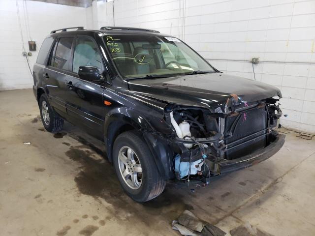 HONDA PILOT EX 2006 with VIN 5FNYF18606B007623 - Photo from auction