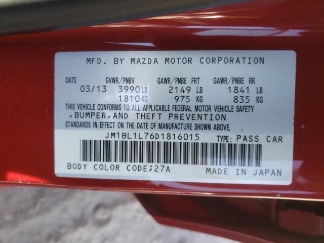 Photo 10 from auction – 2013 MAZDA 3 I with VIN JM1BL1L76D1816015