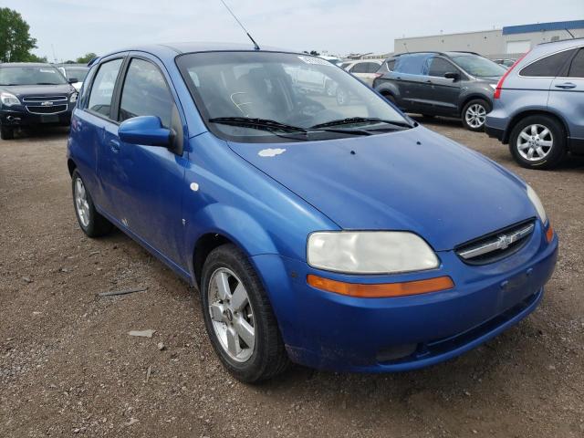 CHEVROLET AVEO BASE 2008 with VIN KL1TD66658B076529 - Photo from auction
