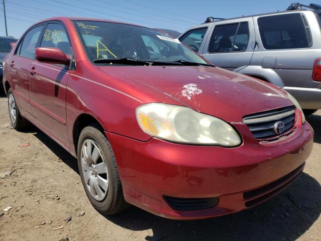 TOYOTA COROLLA CE 2004 with VIN 2T1BR32E04C305891 - Photo from auction