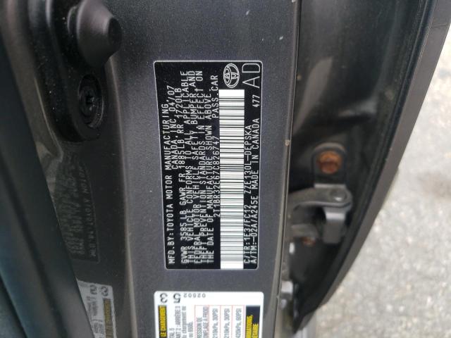 Photo 10 from auction – 2007 TOYOTA COROLLA CE with VIN 2T1BR32E67C826747