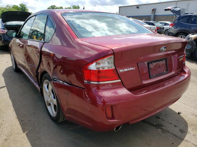 Photo 3 from auction – 2009 SUBARU LEGACY 2.5 with VIN 4S3BL616897221050