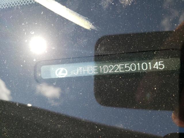 Photo 10 from auction – 2014 LEXUS IS 350 with VIN JTHBE1D22E5010145