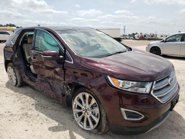 FORD EDGE TITAN 2018 with VIN 2FMPK3K85JBB85915 - Photo from auction