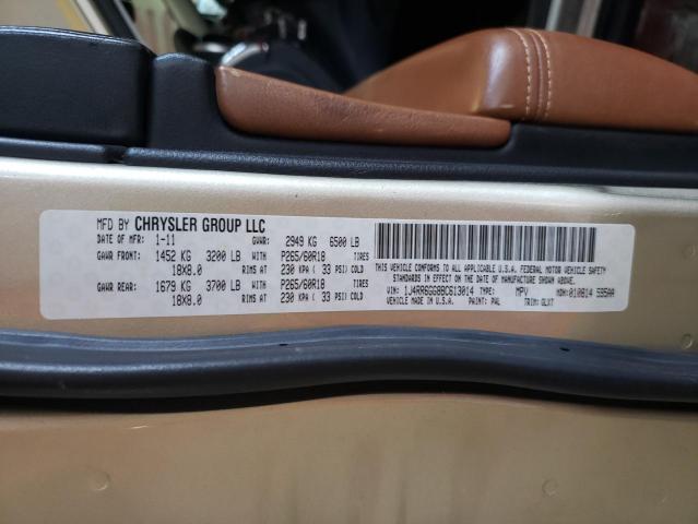Photo 10 from auction – 2011 JEEP GRAND CHER with VIN 1J4RR6GG8BC613014