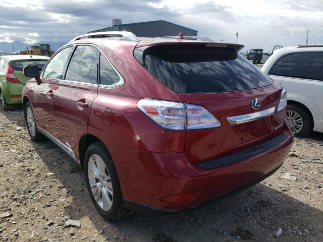 Photo 3 from auction – 2011 LEXUS RX 450 with VIN JTJBC1BA5B2033771
